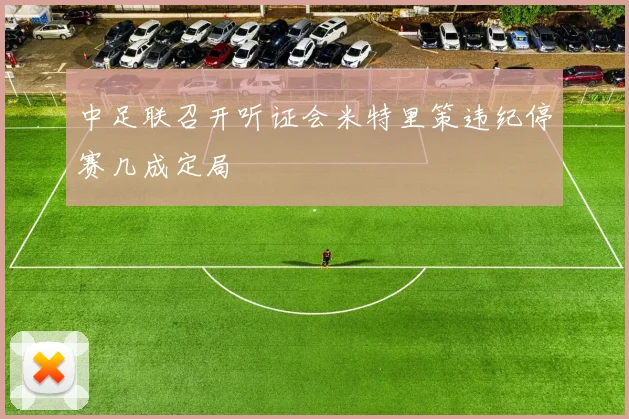 中足联召开听证会米特里策违纪停赛几成定局